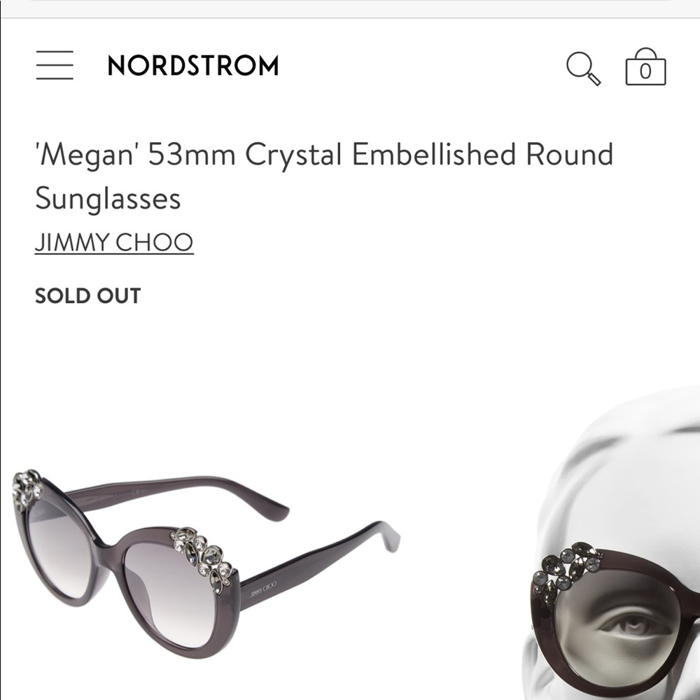 Brand new Jimmy Choo Chrystal sunglasses
